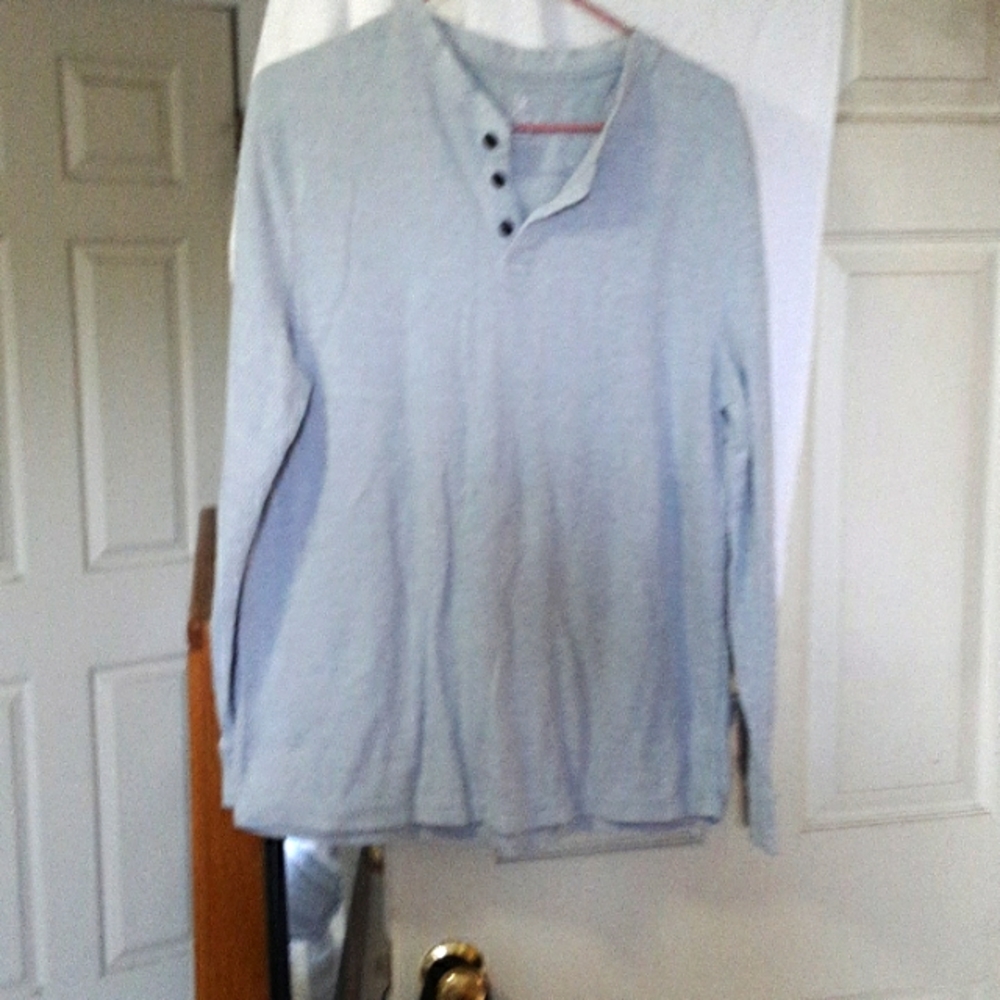 Henley t-shirt.